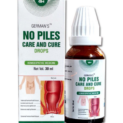 German Homeo Care & Cure No Piles Drops